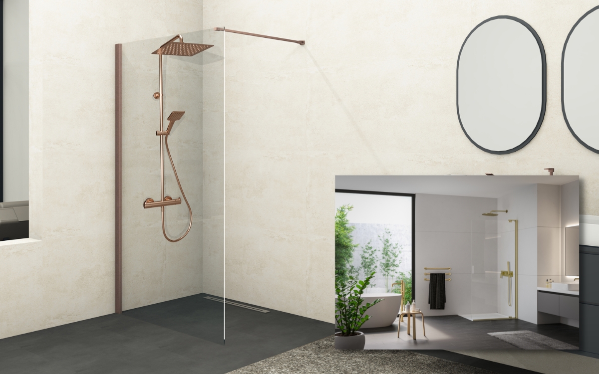 PAROI DE DOUCHE EN FINITION