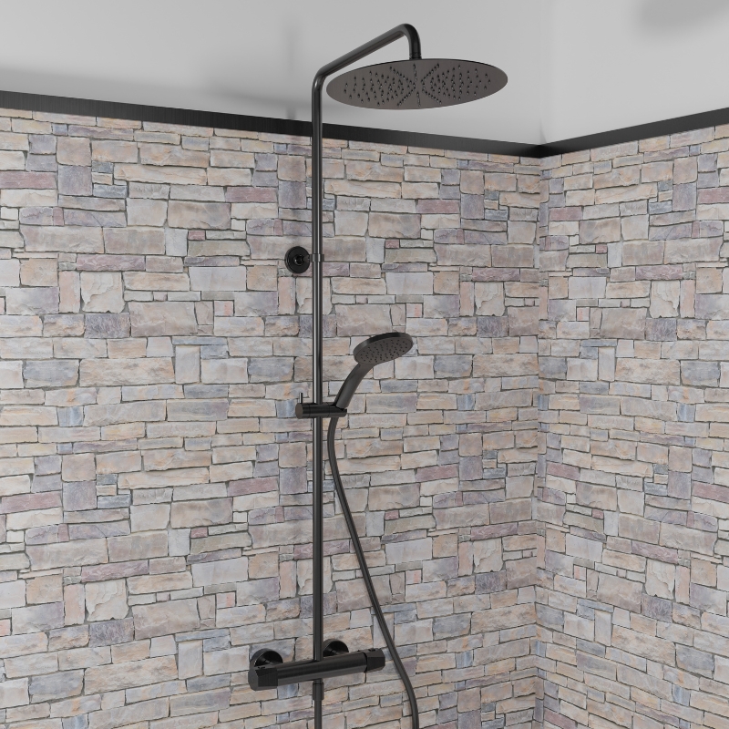 Colonne de douche thermostatique FRACTAL