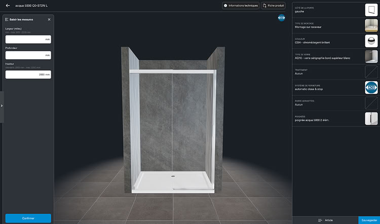 Configurateur Ondyna Duka