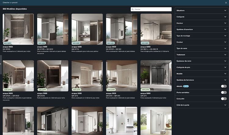 Configurateur Ondyna Duka