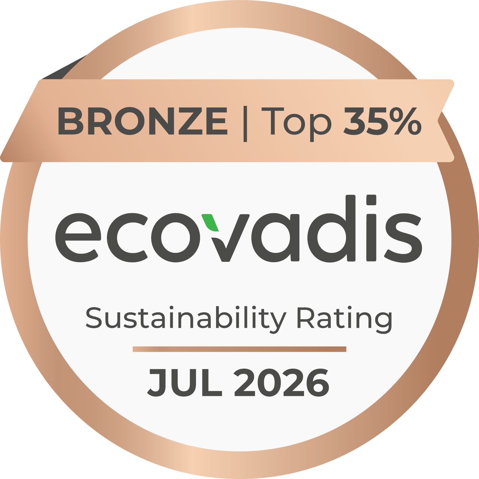 ONDYNA MEDAILLE ECOVADIS 2025